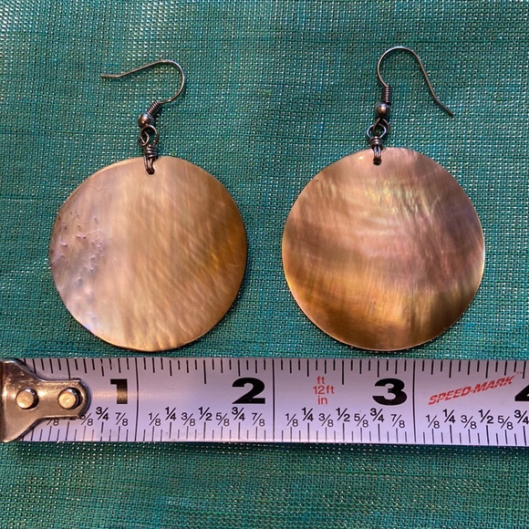 Shell earrings brown shell - Picture 5 of 8